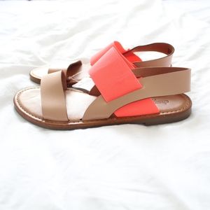 Charlotte Russe Color Block Sandals